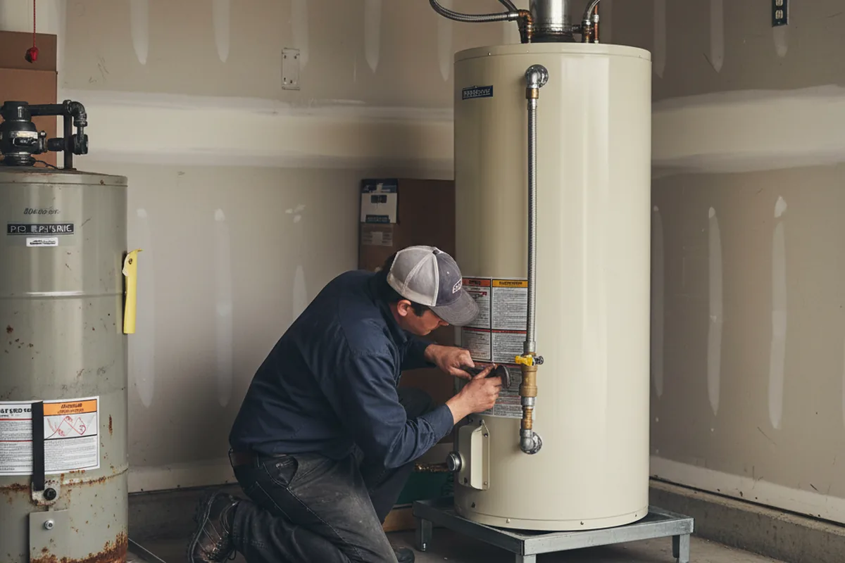 Water heater and shutoff valve replacement in Paint Rock